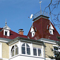 Villa in Loessau mit Tonziegeln
