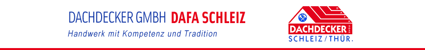 DAFA – Dachdecker GmbH Schleiz